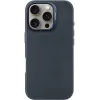Coque arrière Decoded en cuir véritable pour Apple iPhone 16 Pro - Navy