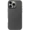Coque arrière Decoded en cuir véritable pour Apple iPhone 16 Pro Max - Noir