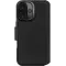 Coque portefeuille en cuir véritable Decoded en cuir véritable 2-en-1 pour Apple iPhone 16 - Noir