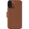 Coque portefeuille détachable Decoded en cuir véritable 2-en-1 pour Apple iPhone 16 - Tan