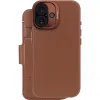 Coque portefeuille détachable Decoded en cuir véritable 2-en-1 pour Apple iPhone 16 - Tan 1
