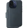 Coque portefeuille en cuir véritable Decoded en cuir véritable 2-en-1 pour Apple iPhone 16 - Navy 2