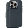 Coque portefeuille détachable Decoded en cuir véritable 2-en-1 pour Apple iPhone 16 Pro - Navy 1