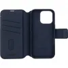 Coque portefeuille détachable Decoded en cuir véritable 2-en-1 pour Apple iPhone 16 Pro - Navy 4