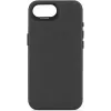 Coque arrière Decoded en cuir véritable pour Apple iPhone 17e/16e - Noir