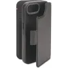 Coque portefeuille en cuir véritable Decoded en cuir véritable 2-en-1 pour Apple iPhone 17e/16e - Noir