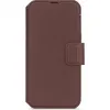 Coque portefeuille en cuir véritable Decoded en cuir véritable 2-en-1 pour Apple iPhone 17e/16e - Chocolate Brown 3