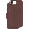 Coque portefeuille en cuir véritable Decoded en cuir véritable 2-en-1 pour Apple iPhone 17e/16e - Chocolate Brown 4