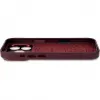 Coque arrière Decoded en cuir véritable pour Apple iPhone 17 Pro - Dark Ruby 4