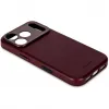 Coque arrière Decoded en cuir véritable pour Apple iPhone 17 Pro Max - Dark Ruby 6