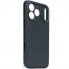 Coque arrière Decoded en cuir véritable pour Apple iPhone 17 Pro Max - Navy Shadow 2