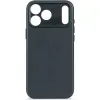 Coque arrière Decoded en cuir véritable pour Apple iPhone 17 Pro Max - Navy Shadow 7