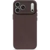 Coque arrière Decoded en cuir véritable pour Apple iPhone 17 Pro Max - Chocolate Brown