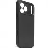Coque arrière Decoded en cuir véritable pour Apple iPhone 17 Pro Max - Noir 2