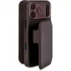Coque portefeuille en cuir véritable Decoded en cuir véritable 2-en-1 pour Apple iPhone 17 Pro Max - Chocolate Brown 2