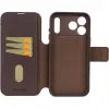 Coque portefeuille en cuir véritable Decoded en cuir véritable 2-en-1 pour Apple iPhone 17 Pro Max - Chocolate Brown 8