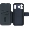 Coque portefeuille en cuir véritable Decoded en cuir véritable 2-en-1 pour Apple iPhone 17 Pro - Navy Shadow 5