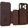 Coque portefeuille en cuir véritable Decoded en cuir véritable 2-en-1 pour Apple iPhone 17 Pro - Chocolate Brown 9