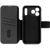 Coque portefeuille en cuir véritable Decoded en cuir véritable 2-en-1 pour Apple iPhone 17 Pro - Noir 5
