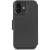 Coque portefeuille en cuir véritable Decoded en cuir véritable 2-en-1 pour Apple iPhone 17 - Noir