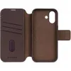 Coque portefeuille en cuir véritable Decoded en cuir véritable 2-en-1 pour Apple iPhone 17 - Chocolate Brown 5