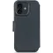 Coque portefeuille détachable Decoded en cuir véritable 2-en-1 pour Apple iPhone 17 - Navy Shadow