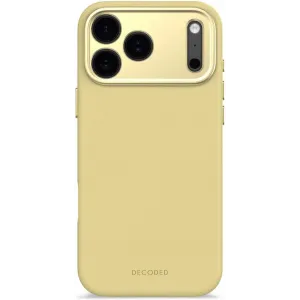 Coque arrière en silicone Decoded avec MagSafe pour Apple iPhone 17 Pro Max - Yuma Yellow