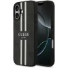 Coque arrière rigide Guess 4G Printed Stripes avec MagSafe pour Apple iPhone 17 - Noir 0