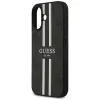Coque arrière rigide Guess 4G Printed Stripes avec MagSafe pour Apple iPhone 17 - Noir 5