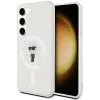 Coque arrière Karl Lagerfeld IML Ikonik avec MagSafe pour Samsung Galaxy S23 - Transparent