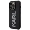 Coque arrière Karl Lagerfeld 3D Rubber Glitter Logo pour Apple iPhone 15 Pro - Noir 1