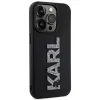 Coque arrière Karl Lagerfeld 3D Rubber Glitter Logo pour Apple iPhone 15 Pro Max - Noir 3