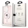Coque arrière Karl Lagerfeld IML Choupette avec MagSafe pour Apple iPhone 15 Pro - Rose 8