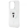 Coque arrière Karl Lagerfeld IML Ikonik avec MagSafe pour Apple iPhone 15 Pro - Transparent 6