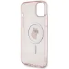Coque arrière Karl Lagerfeld IML Choupette avec MagSafe pour Apple iPhone 15 Plus/14 Plus - Rose 7
