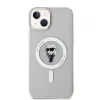 Coque arrière Karl Lagerfeld IML Ikonik avec MagSafe pour Apple iPhone 15 Plus/14 Plus - Transparent 3