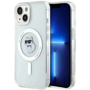 Coque arrière Karl Lagerfeld IML Choupette avec MagSafe pour Apple iPhone 15 - Transparent