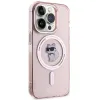 Coque arrière Karl Lagerfeld IML Choupette avec MagSafe pour Apple iPhone 15 Pro Max - Rose 4
