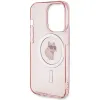 Coque arrière Karl Lagerfeld IML Choupette avec MagSafe pour Apple iPhone 15 Pro Max - Rose 7