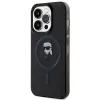 Coque arrière Karl Lagerfeld IML Ikonik avec MagSafe pour Apple iPhone 15 Pro Max - Noir 2