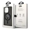 Coque arrière Karl Lagerfeld IML Ikonik avec MagSafe pour Apple iPhone 15 Pro Max - Noir 8