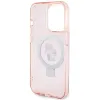 Coque arrière rigide Karl Lagerfeld Ring Stand Karl & Choupette avec MagSafe pour Apple iPhone 15 Pro - Rose 7