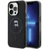 Coque arrière Karl Lagerfeld IML Ikonik avec MagSafe pour Apple iPhone 14 Pro Max - Noir