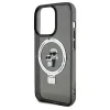 Coque arrière rigide Karl Lagerfeld Ring Stand Karl & Choupette avec MagSafe pour Apple iPhone 14 Pro - Noir 6