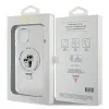 Coque arrière rigide Karl Lagerfeld Ring Stand Karl & Choupette avec MagSafe pour Apple iPhone 14 - Blanc 8