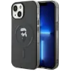Coque arrière Karl Lagerfeld IML Ikonik avec MagSafe pour Apple iPhone 14 - Noir