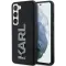 Coque arrière Karl Lagerfeld 3D Rubber Glitter Logo pour Samsung Galaxy S23 Plus - Noir