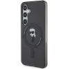 Coque arrière Karl Lagerfeld IML Ikonik avec MagSafe pour Samsung Galaxy S24 - Noir 1