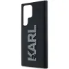 Coque arrière Karl Lagerfeld 3D Rubber Glitter Logo pour Samsung Galaxy S24 Ultra - Noir 4