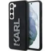 Coque arrière Karl Lagerfeld 3D Rubber Glitter Logo pour Samsung Galaxy S24 - Noir 0
